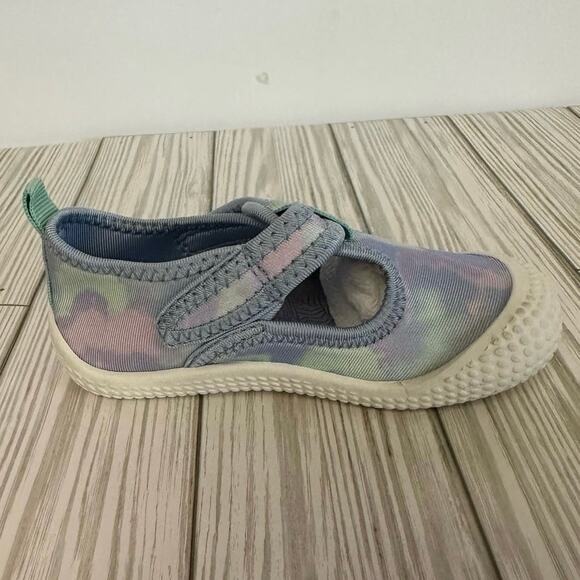 Cat and Jack Toddler Size 6 blue white hook and loop closure sneakers shoes - Picture 5 of 7